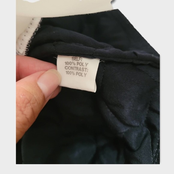 Kathrine Kidd Quilted Navy Blue Long Sleeved Sweater Size Large - Picture 9 of 9